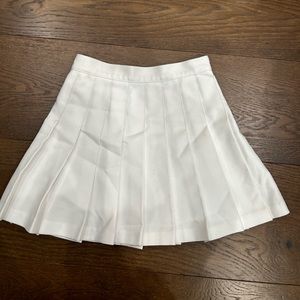 Pelted white skirt 🧺🤍🎀